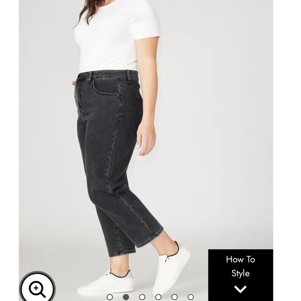 The Naomi Comfort Stretch Straight Leg Jean Crop